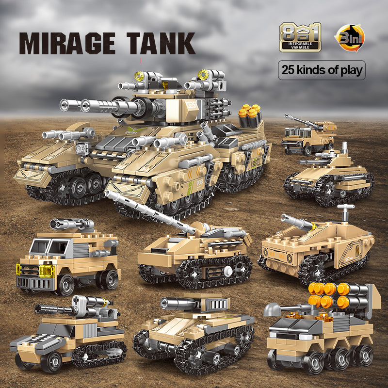 3 Different Form In 1) MIRAGE TANK Collection (A~H) – Child World Tech