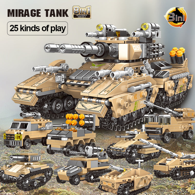 3 Different Form In 1) MIRAGE TANK Collection (A~H) – Child World Tech