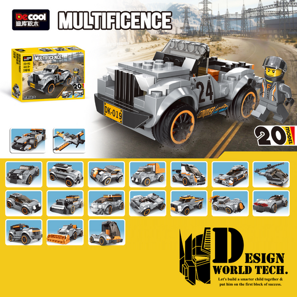Wild Rally Racing Car (20 Different Form In 1)
