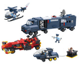 Mini Police City Station (2 in 1) / Collection "A, B, C, D, E, F, G, H "