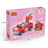 Apple Car (Fruit Street Series) / 2 Different Form In 1 / Pull-Back Vehicle