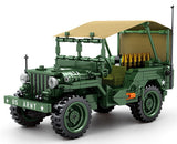 WW2 Military Jeep Classic Genuine Authorization (Pull-Back Motion Vehicle)