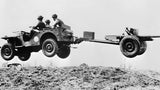 WW2 Military Jeep Classic Genuine Authorization (Pull-Back Motion Vehicle)