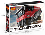 Tech-Storm Heavy Truck (Pull & Back Moving Type)