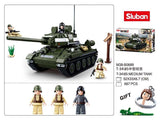 WWII Tank (T-34) / Military Kits (2 Different Form In 1)