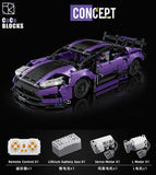 Beautiful Purple / Black Sports Car Series (1:14)
