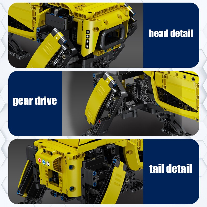 Power Robot Dog (Yellow) APP Version (With Remote Control Set) – Child ...