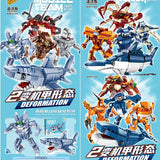Rare Sea Creatures (2 In 1) / Mobile Transformers Team
